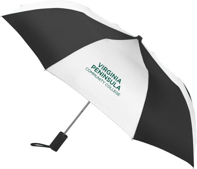 Virginia Peninsula 42 Inch Slim Stick Umbrella Virginia Peninsula Community College Stacked - ONLINE ONLY