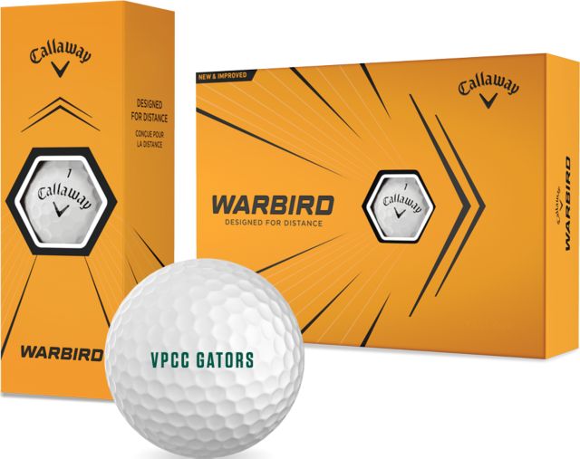 Virginia Peninsula Callaway Warbird Golf Balls 12/pkg VPCC Gators - ONLINE ONLY
