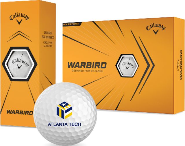 Atlanta Tech College Callaway Warbird Golf Balls 12/pkg Atlanta Tech - ONLINE ONLY