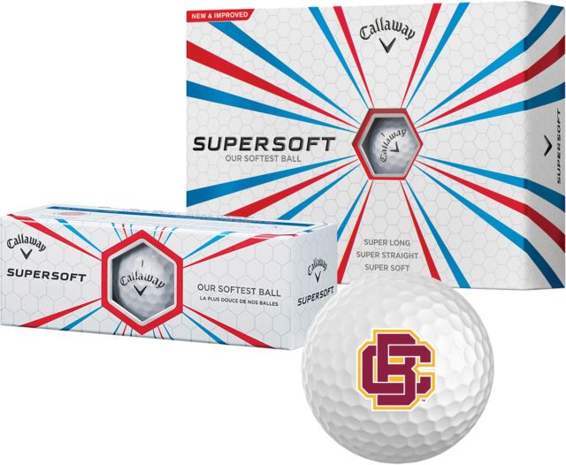 Bethune Cookman Callaway Supersoft Golf Balls 12/pkg Primary Mark - ONLINE ONLY