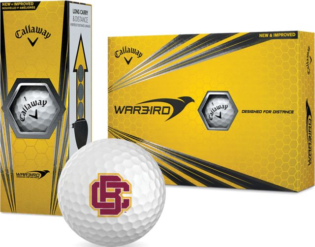 Bethune Cookman Callaway Warbird Golf Balls 12/pkg Primary Mark - ONLINE ONLY