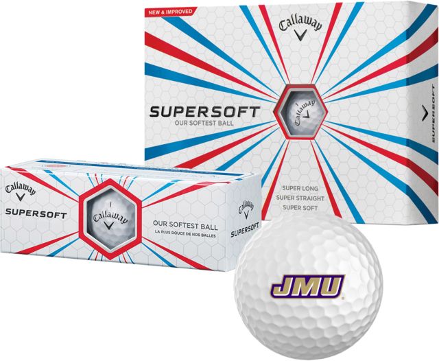 James Madison Callaway Supersoft Golf Balls 12/pkg Primary Logo - ONLINE ONLY