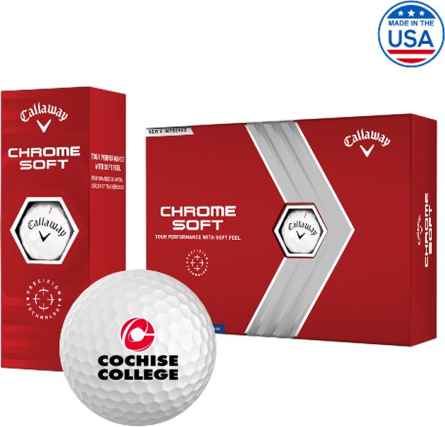 Cochise College Callaway Soft Golf Balls 12/pkg Cochise College Stacked - ONLINE ONLY