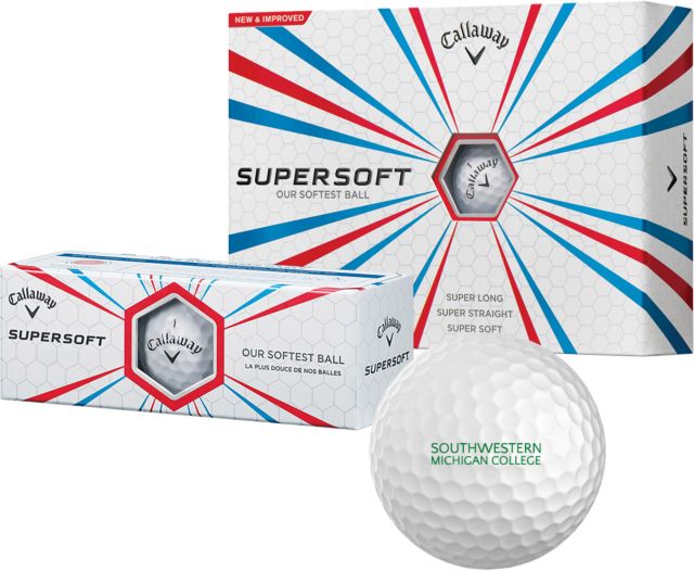 SW Michigan Callaway Supersoft Golf Balls 12/pkg Official Logo - ONLINE ONLY