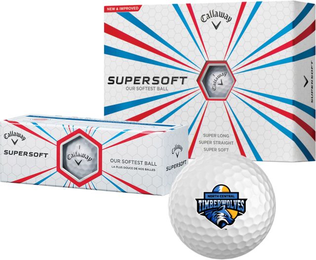 North Central Michigan Callaway Supersoft Golf Balls 12/pkg North Central Timberwolves - ONLINE ONLY