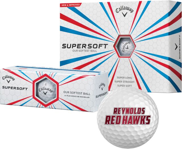 J. Sargeant Reynolds Callaway Supersoft Golf Balls 12/pkg Reynolds Red Hawks Gradient - ONLINE ONLY