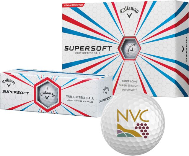 Napa Valley Callaway Supersoft Golf Balls 12/pkg Napa Valley College NVC Icon - ONLINE ONLY