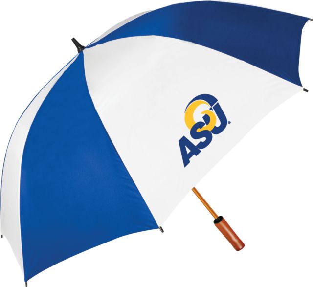 Angelo State 62 Inch Vented Umbrella ASU Logo - ONLINE ONLY