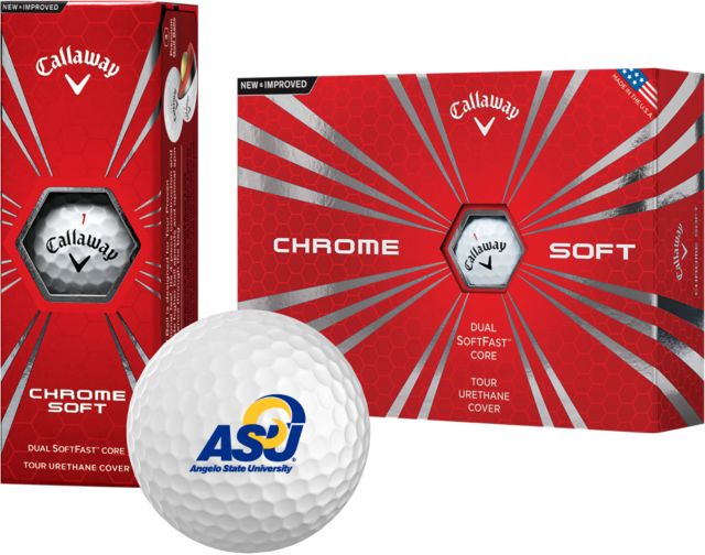 Angelo State Callaway Soft Golf Balls 12/pkg Primary Mark - ONLINE ONLY