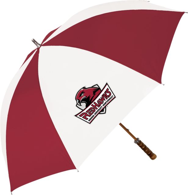 Indiana 62 Inch Umbrella Indiana University Northwest Primary Mark - ONLINE ONLY