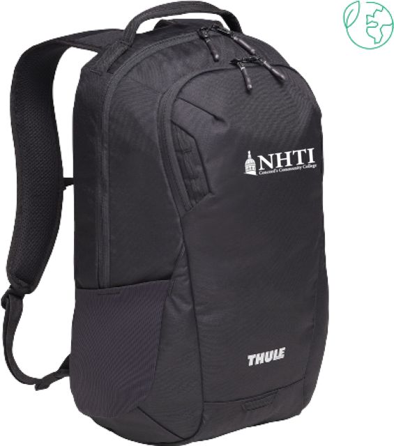 NHTI Concord Thule Recycled Lumion 15 in. Computer Backpack NHTI Primary Wordmark - ONLINE ONLY