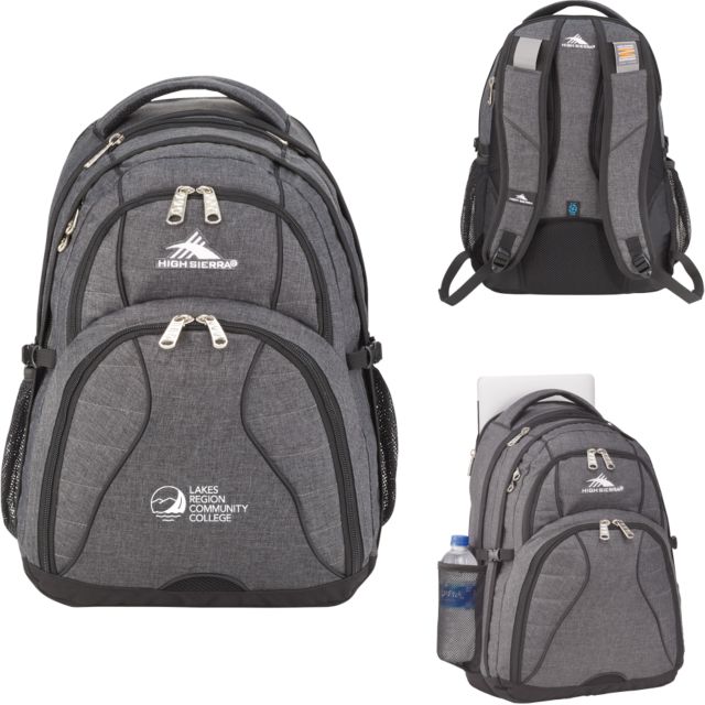 Lakes Region High Sierra Swerve Computer Backpack Lakes Region CC Primary Mark - ONLINE ONLY