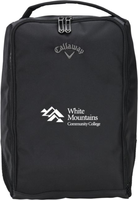 White Mountains Callaway Clubhouse Golf Shoe Bag Mountains Community College Logo - ONLINE ONLY