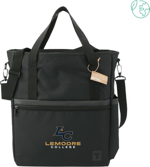 WHC Lemoore Tranzip Recycled Computer Tote Lemoore College Logo Vertical - ONLINE ONLY