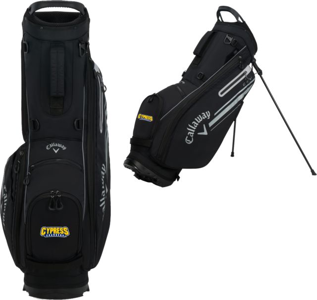 Cypress College Callaway Chev Stand Golf Bag Cypress Chargers Banner Wordmark - ONLINE ONLY