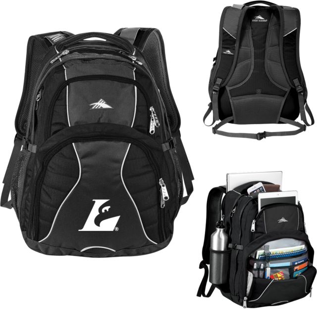 Wisconsin La Crosse High Sierra Swerve Compu Backpack Eagle L EMB - ONLINE ONLY