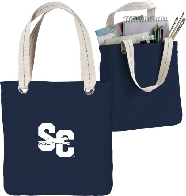 Spelman College Allie Canvas Tote Spelman Jaguar SC - ONLINE ONLY