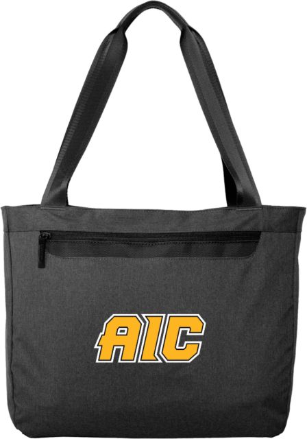 American International Executive Heather Laptop Tote AIC Primary Athletic Mark - ONLINE ONLY