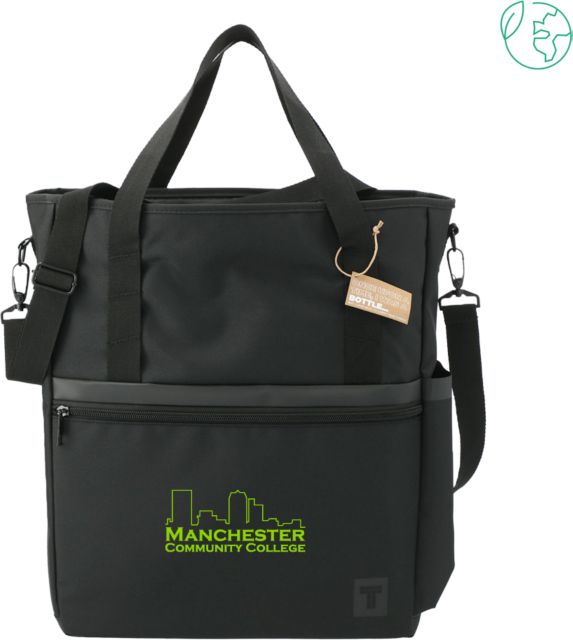 Manchester CC Tranzip Recycled Computer Tote Manchester CC Primary Mark - ONLINE ONLY