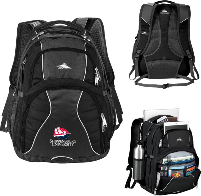 Shippensburg High Sierra Swerve Computer Backpack Shippensburg University Primary Mark - ONLINE ONLY