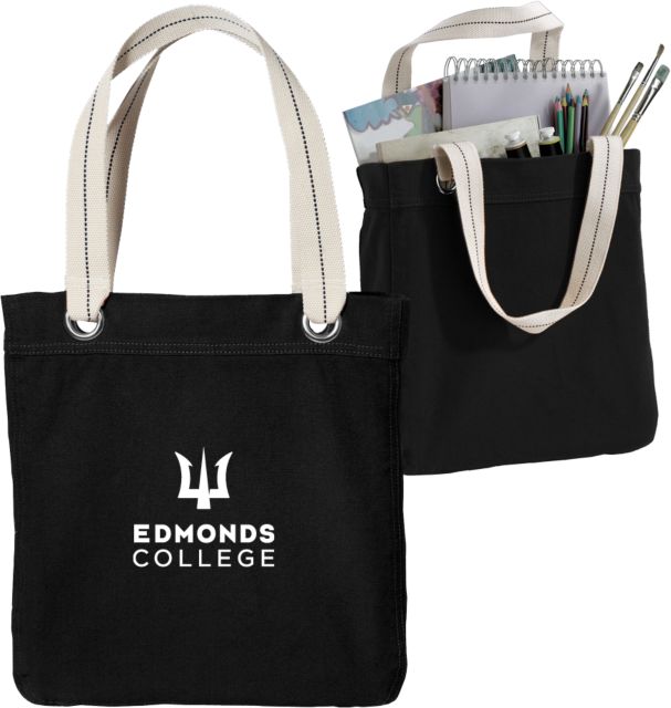 Edmonds College Allie Canvas Tote Edmonds College Wordmark - ONLINE ONLY