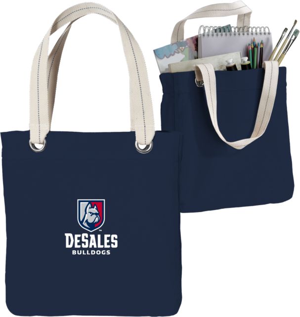 DeSales Allie Canvas Tote Primary Logo - ONLINE ONLY