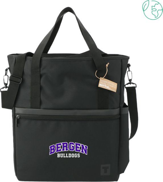Bergen CC Tranzip Recycled Computer Tote Arched Bergen Bulldgos - ONLINE ONLY