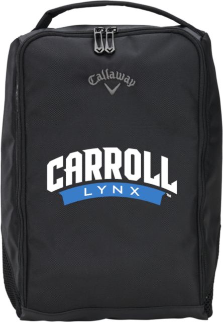 Carroll CC Callaway Clubhouse Golf Shoe Bag Carroll Lynx Banner Wordmark - ONLINE ONLY