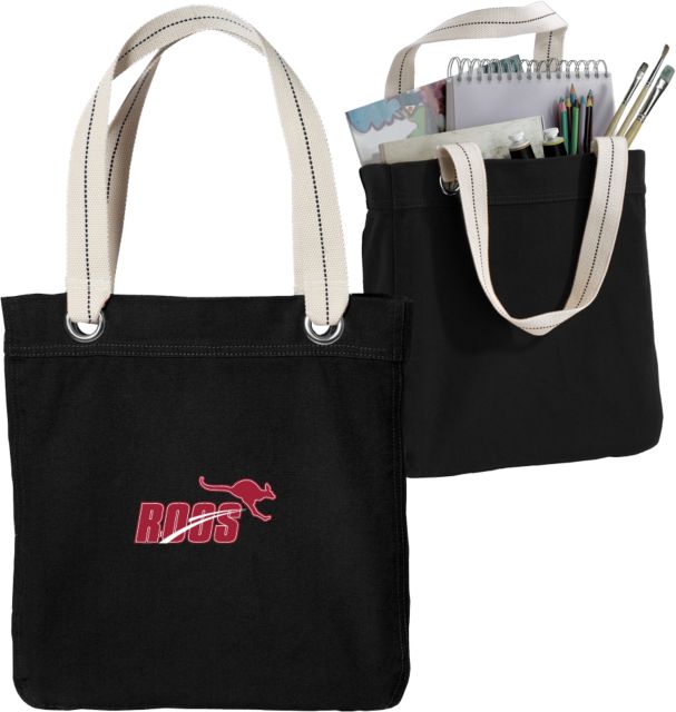 Austin College Allie Canvas Tote Roos - ONLINE ONLY