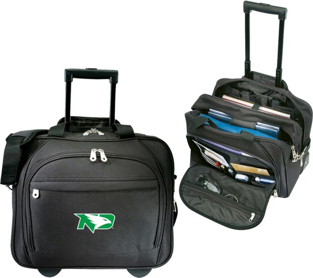 University of North Dakota Embassy Plus Rolling Compu Brief Primary Athletic Mark - ONLINE ONLY