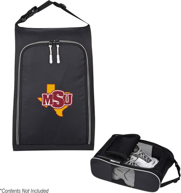 Midwestern State Crosstown Side Mesh Shoe Bag MSU Logo - ONLINE ONLY