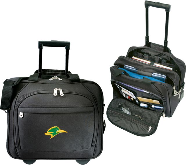 Crafton Hills Embassy Plus Rolling Compu Brief Crafton Hills College Roadrunner Head - ONLINE ONLY