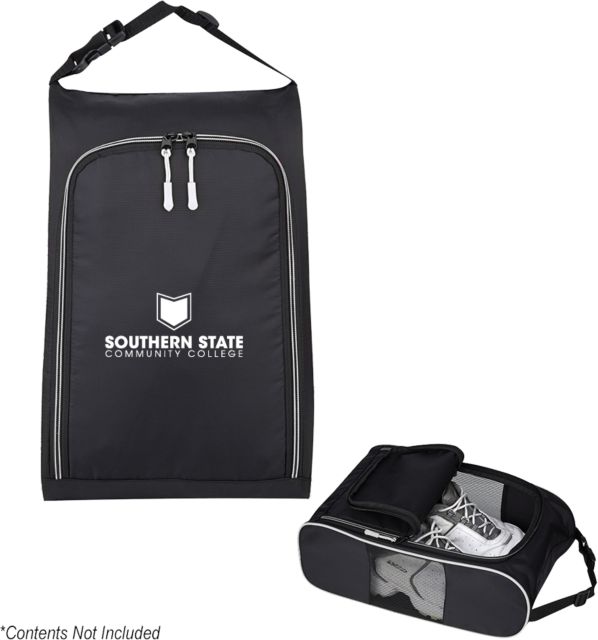 Southern State Crosstown Side Mesh Shoe Bag Sothern State Community College Primary Mark Stacked - ONLINE ONLY