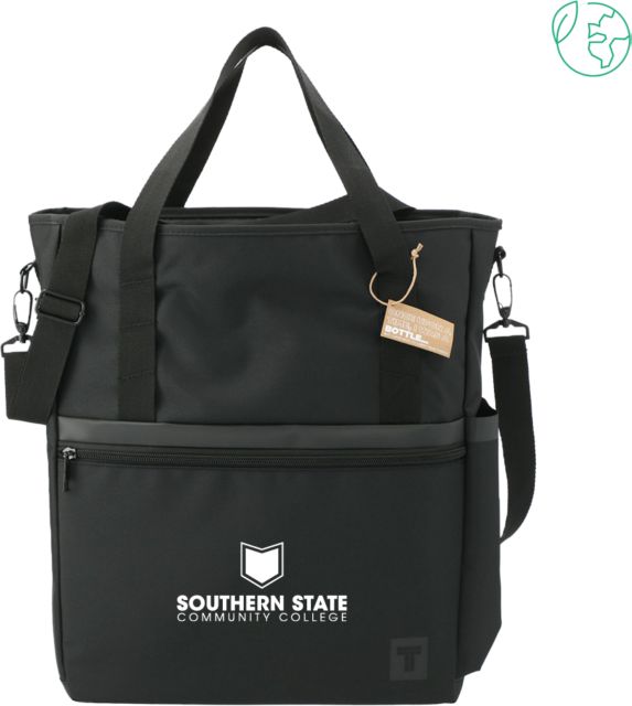 Southern State Tranzip Recycled Computer Tote Sothern State Community College Primary Mark Stacked - ONLINE ONLY