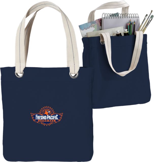 Fresno Pacific Allie Canvas Tote Official Logo - ONLINE ONLY