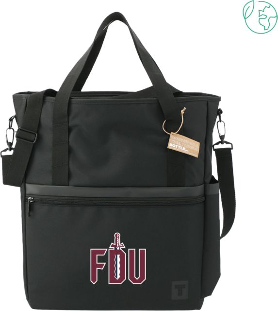 FDU Knights Tranzip Recycled Computer Tote FDU with Sword - ONLINE ONLY