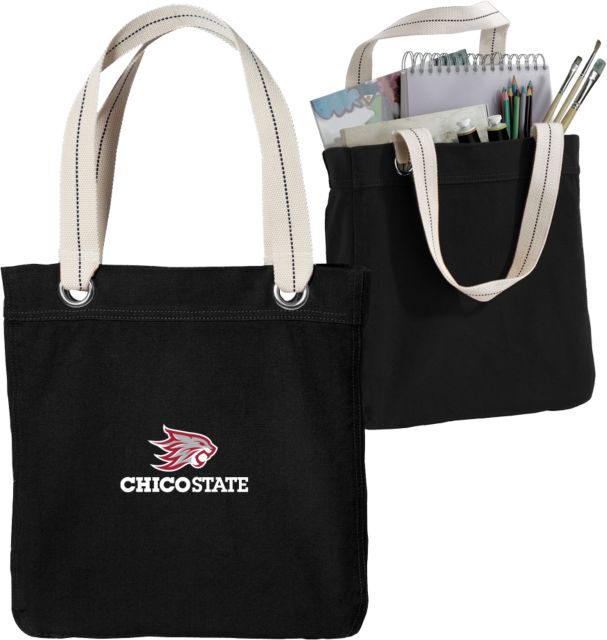 Chico State Allie Canvas Tote Chico State Primary Mark EMB - ONLINE ONLY