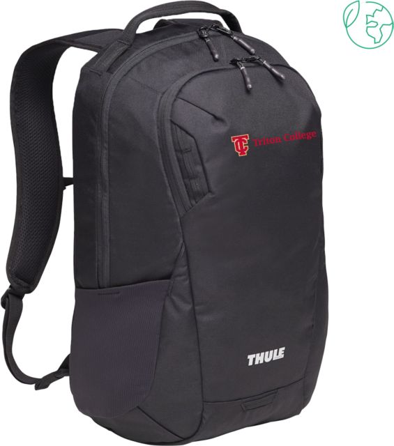 Triton Thule Recycled Lumion 15 in. Computer Backpack Triton College Primary Wordmark Flat - ONLINE ONLY