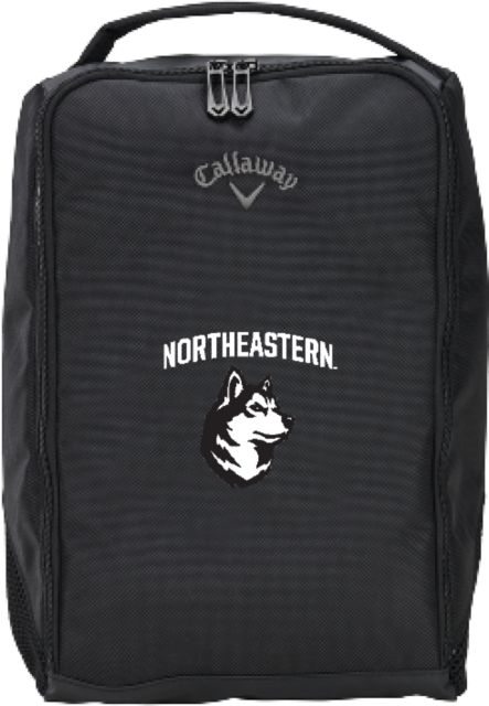 Northeastern Callaway Clubhouse Golf Shoe Bag NU Athletic Wordmark King Husky Lock Up - ONLINE ONLY