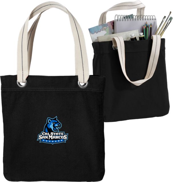 Cal State San Marcos Allie Canvas Tote Primary Logo - ONLINE ONLY