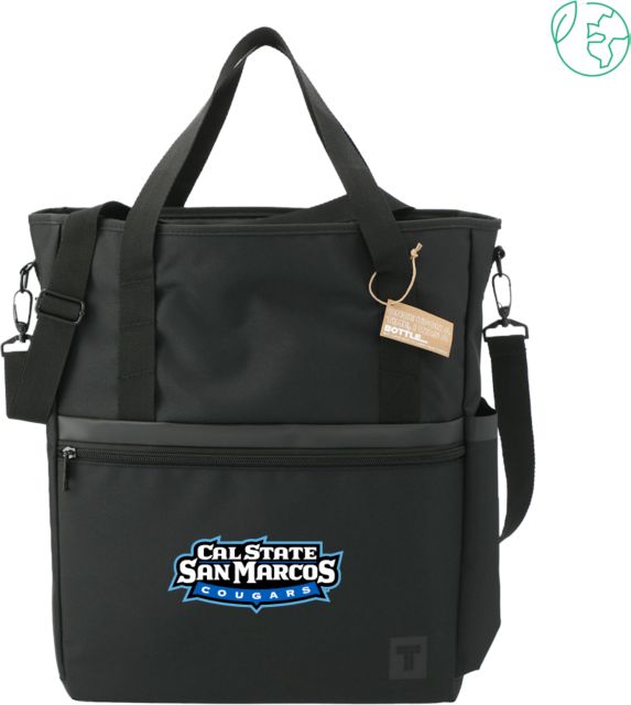 Cal State San Marcos Tranzip Recycled Computer Tote Tertiary Logo - ONLINE ONLY