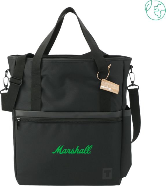 Marshall Tranzip Recycled Computer Tote Marshall University Marshall Script Wordmark - ONLINE ONLY