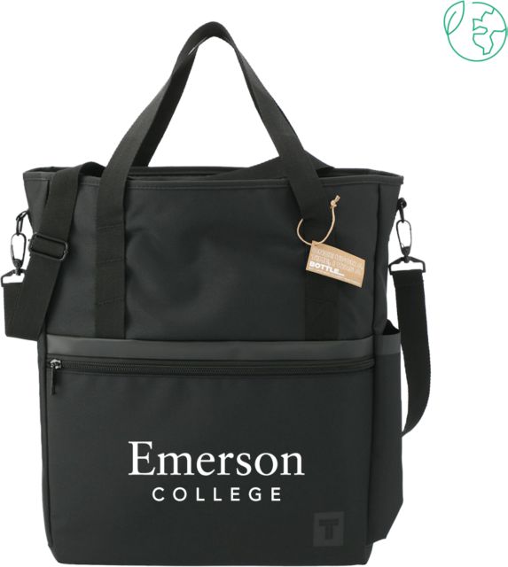 Emerson Tranzip Recycled Computer Tote Emerson College Wordmark - ONLINE ONLY