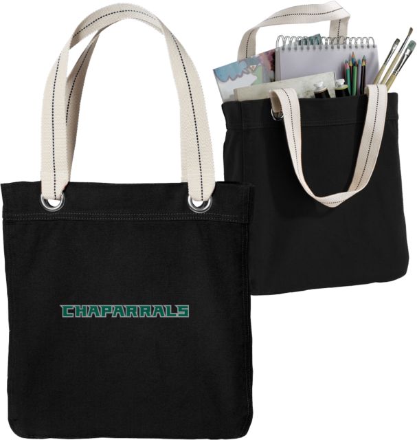 DuPage Allie Canvas Tote Chaparrals Flat - ONLINE ONLY