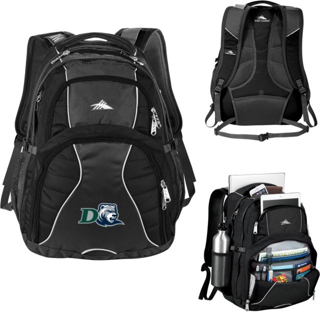 Drew University High Sierra Swerve Computer Backpack Drew University Rangers Primary Mark - ONLINE ONLY