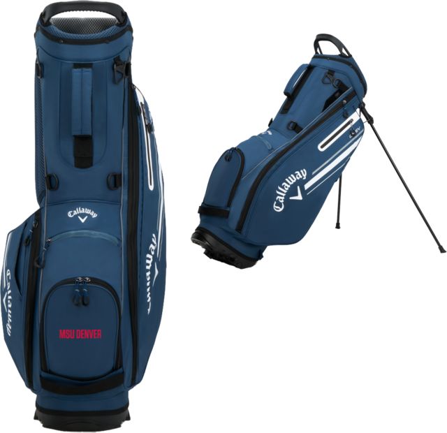 MSU Denver Callaway Chev Stand Golf Bag MSU Denver Flat
