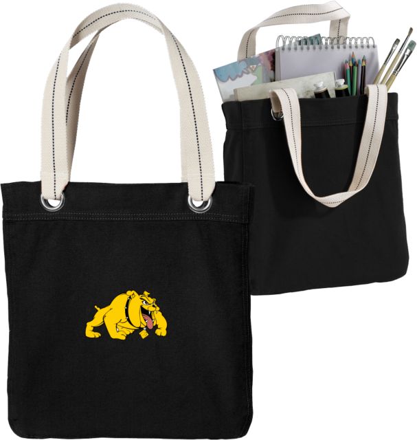 Bowie State Allie Canvas Tote Primary Mark - ONLINE ONLY