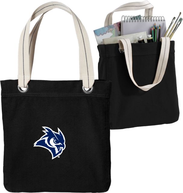 Rice Allie Canvas Tote Owl Head - ONLINE ONLY