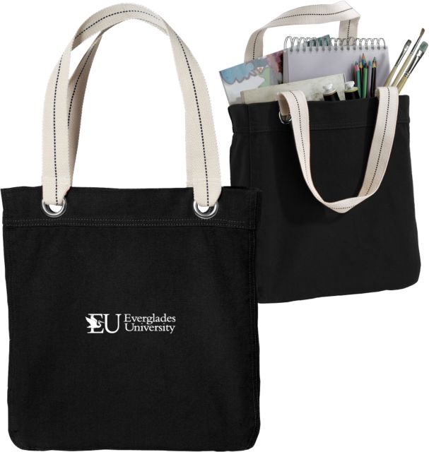 Everglades University® Allie Canvas Tote Everglades University Primary - ONLINE ONLY