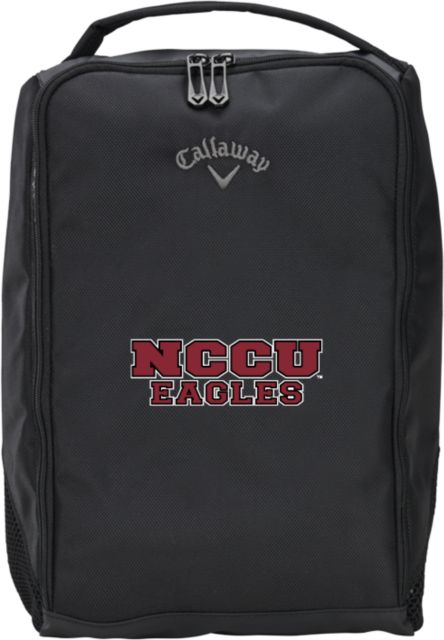 North Carolina Central Callaway Clubhouse Golf Shoe Bag NCCU Eagles Stacked Wordmark - ONLINE ONLY